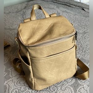 Azaria La Mère Petite Diaper Bag in Taupe Colour